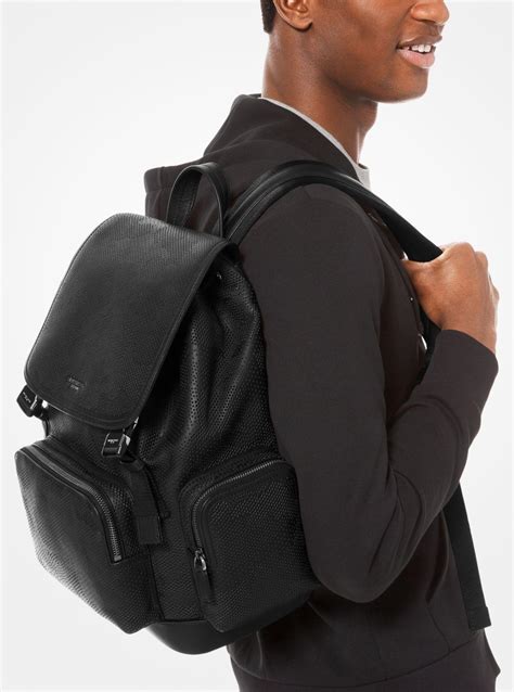 michael kors small black backpack|michael kors men's backpack.